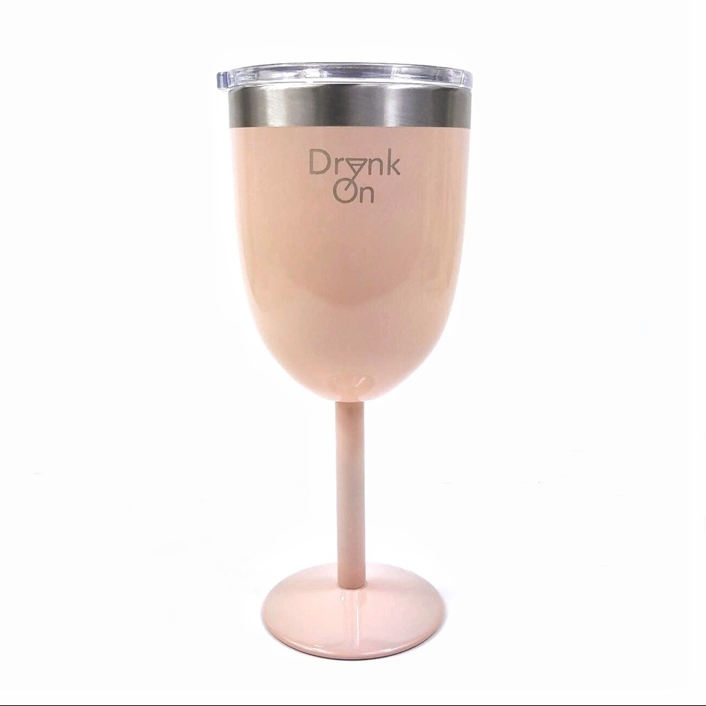 10oz Stainless Steel Wine Tumbler w/ a FREE Straw - Picture 5 of 7